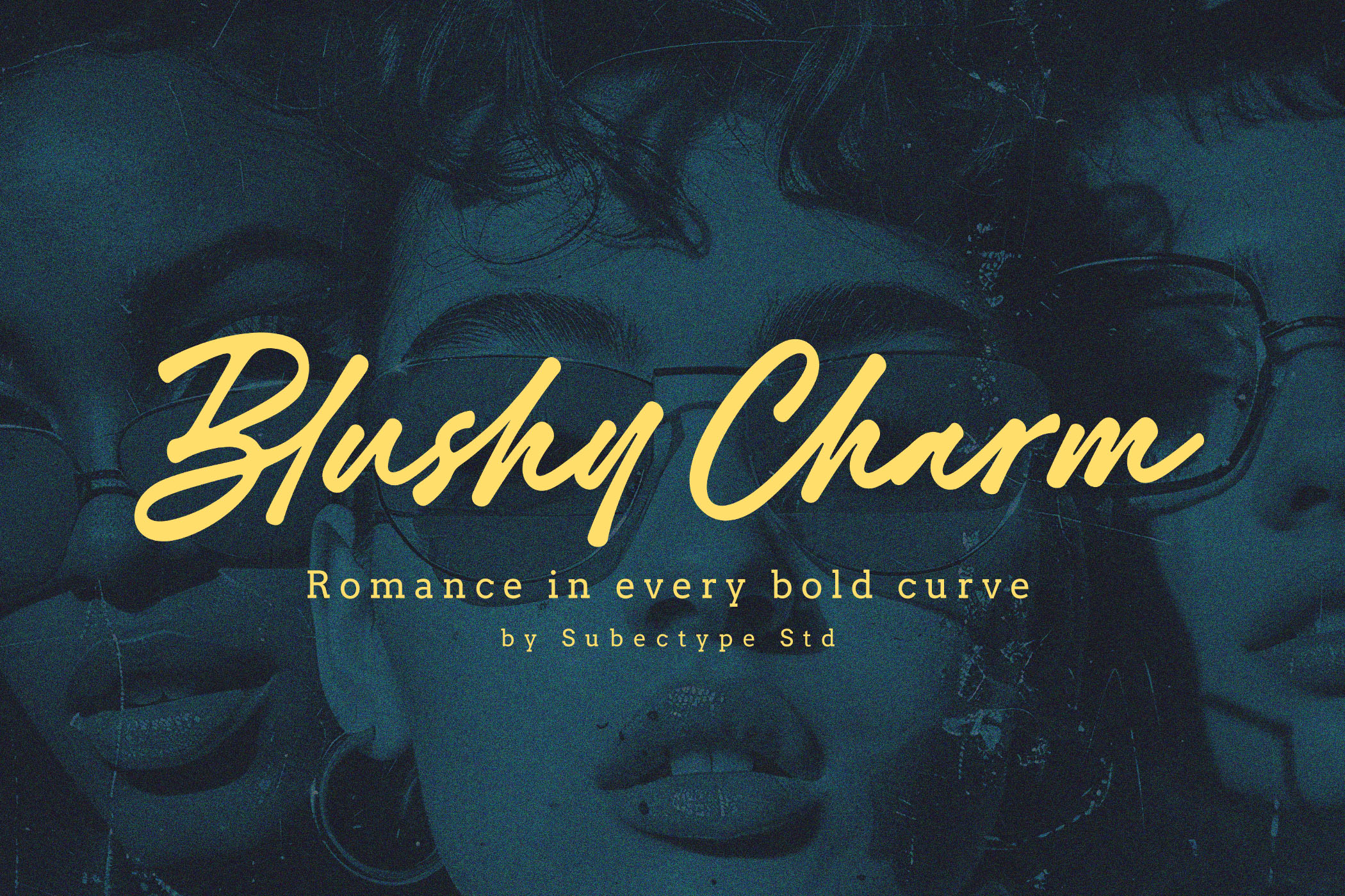 Blushy Charm – Bold Script Font