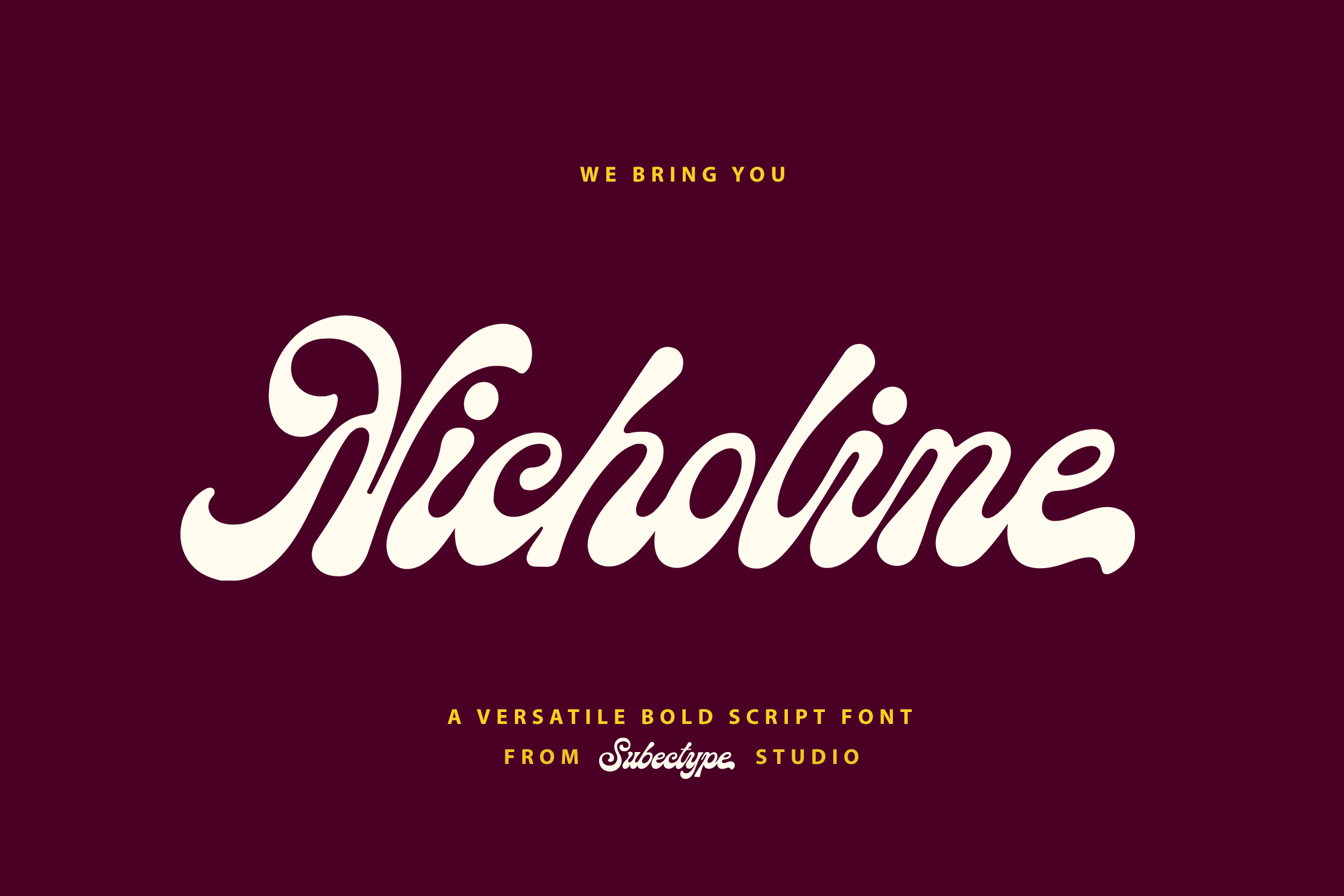 Nicholine – Cool Vintage Font