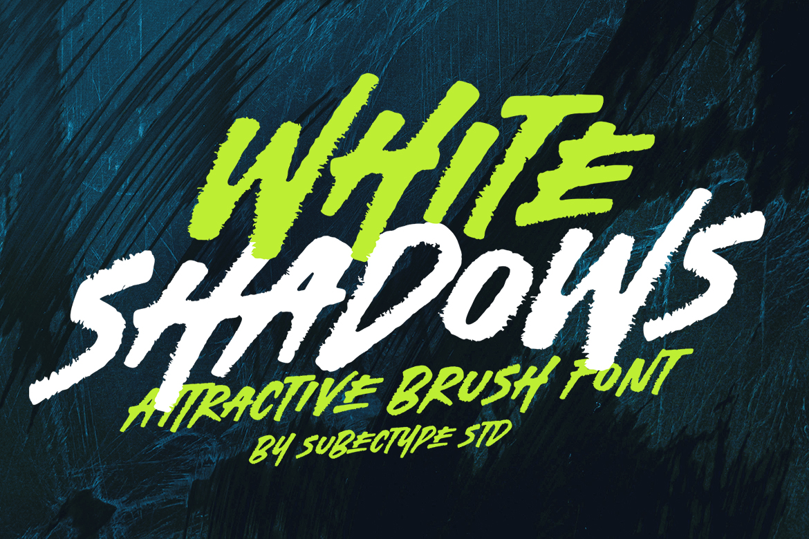 White Shadows – Attractive Brush Font
