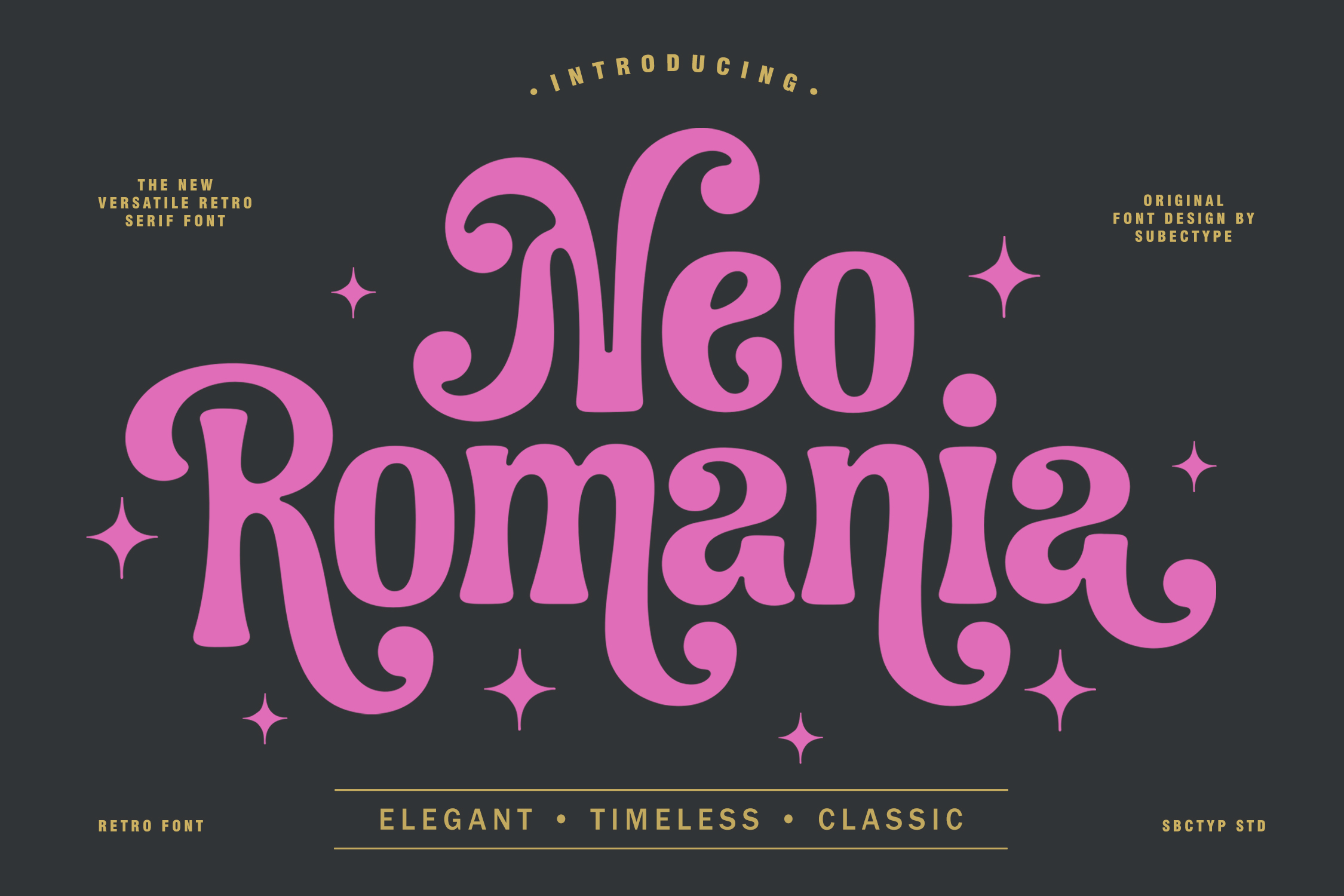 Neo Romania – Decoratif Serif Font