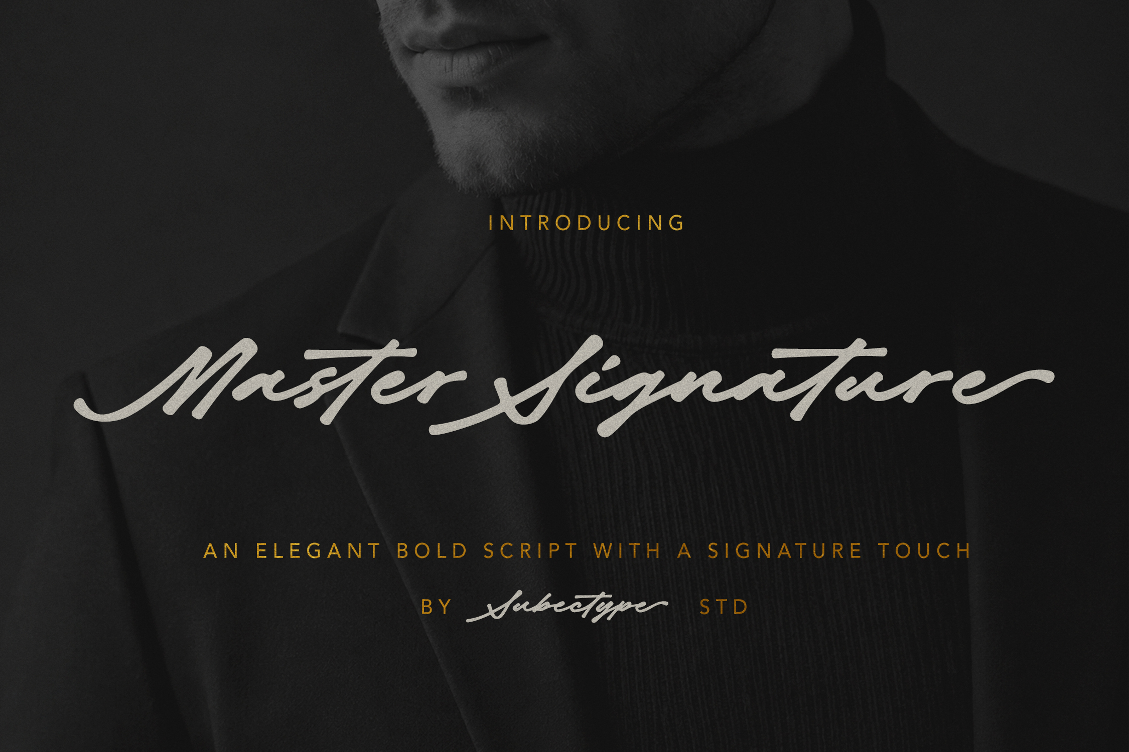Master Signature – Cursive Script Font